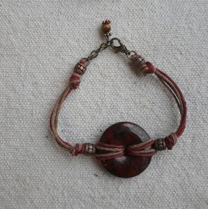 Clearance Sale! Red Hemp bracelet